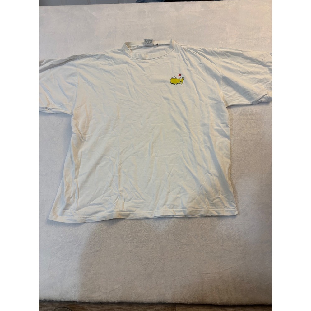 Vintage Masters Augusta National Golf Shop T-Shirt XXL White Made in USA Single